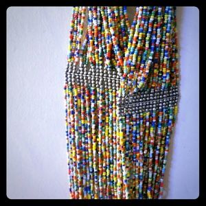 18 strand beaded necklace